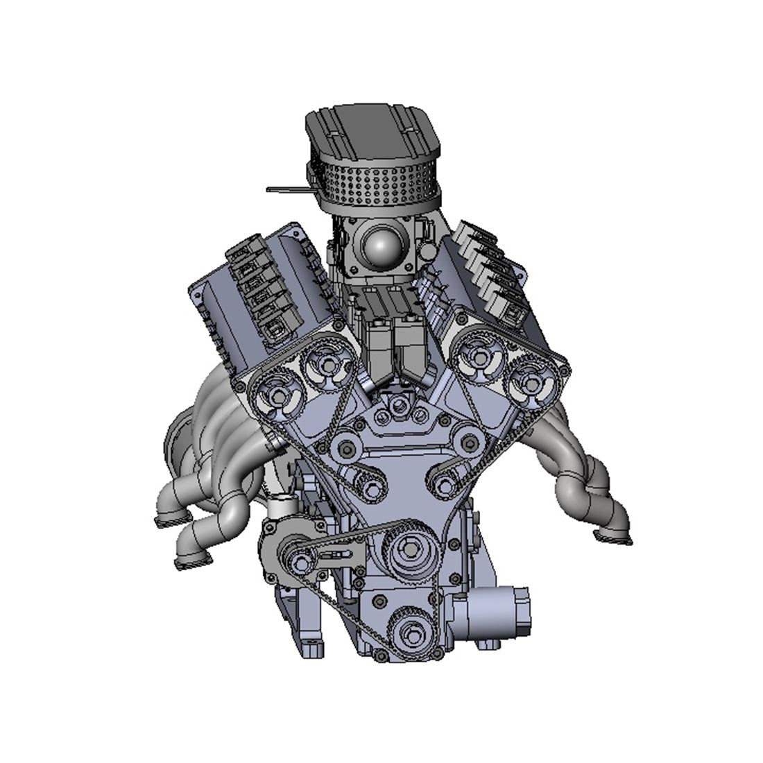 Enjomor GS-V12 72cc DOHC 4 Stroke Water Cooled Gasoline Engine Model 10000rpm-helloworld7