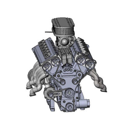 Enjomor GS-V12 72cc DOHC 4 Stroke Water Cooled Gasoline Engine Model 10000rpm-helloworld7