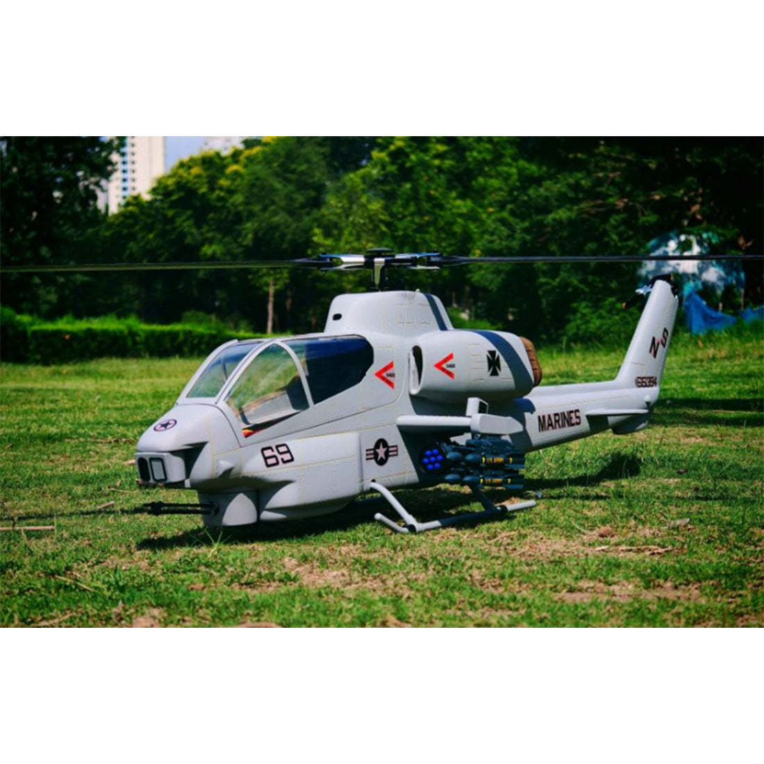 FLISHRC FL500 AH-1 Cobra 500-Class Scale RC Helicopter RTF with GPS & L7 Flight Controller-helloworld7