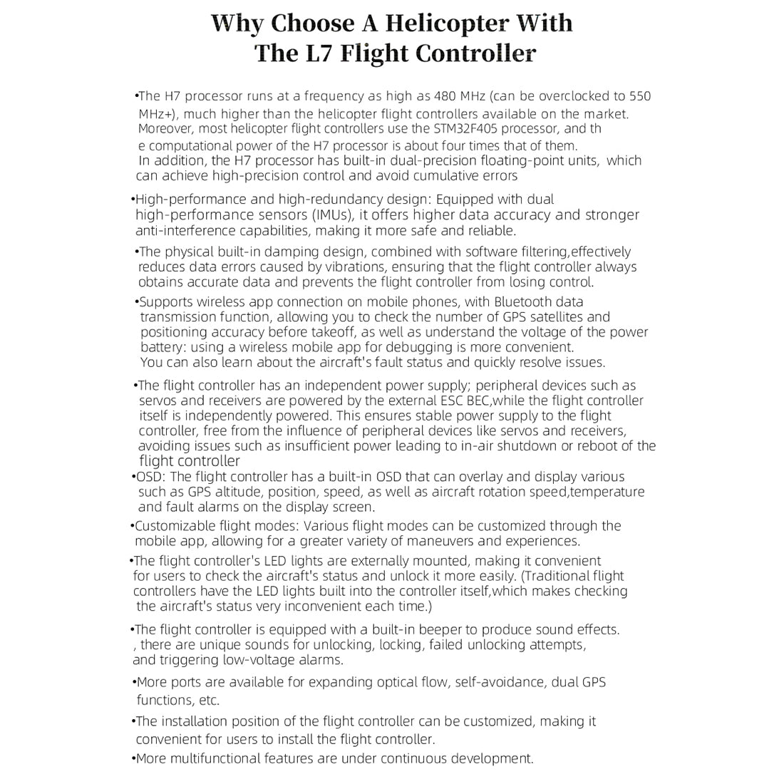 FLISHRC FL500 EC135 500-Class Scale RC Helicopter RTF with GPS & Fenestron Tail-helloworld7