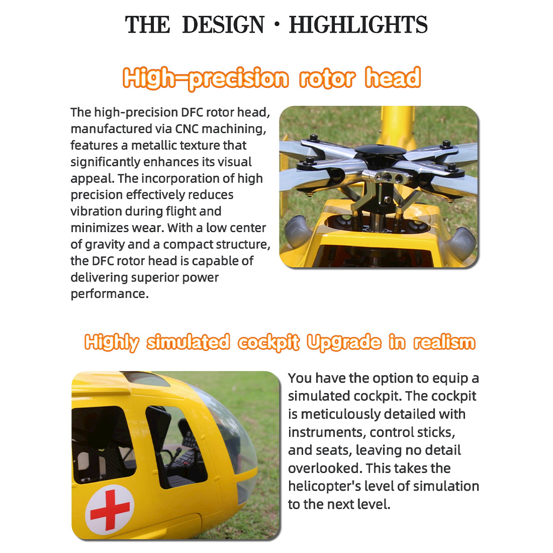 HelloWorld7-FLISHRC FL500 BO-105 500-Class 2.4G 6CH Large Scale GPS RC Helicopter Model RTF