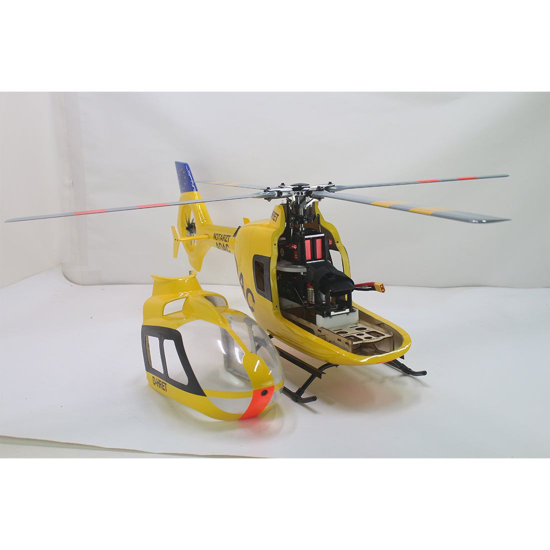 FLISHRC FL500 EC135 500-Class Scale RC Helicopter RTF with GPS & Fenestron Tail-helloworld7