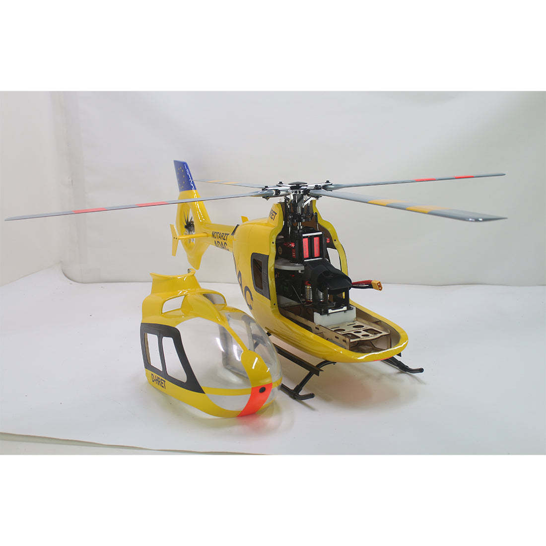 HelloWorld7-FLISHRC FL500 EC135 Super Scale 500 Size GPS RC Helicopter Model RTF with L7 Remote Controller-helloworld7