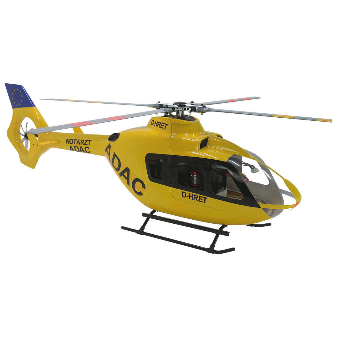 HelloWorld7-FLISHRC FL500 EC135 Super Scale 500 Size GPS RC Helicopter Model RTF with L7 Remote Controller-helloworld7