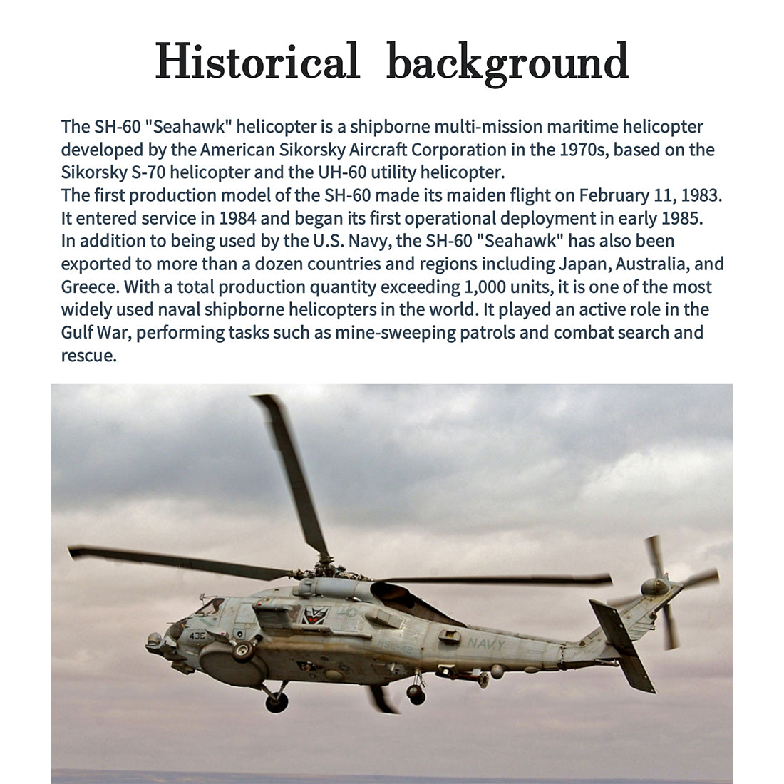 FLISHRC FL500 SH-60 500-Class Scale RC Helicopter RTF with GPS & L7 Flight Controller Grey-helloworld7