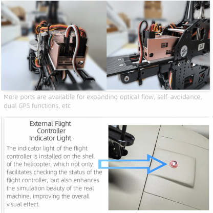 FLISHRC FL500 SH-60 500-Class Scale RC Helicopter RTF with GPS & L7 Flight Controller Grey-helloworld7