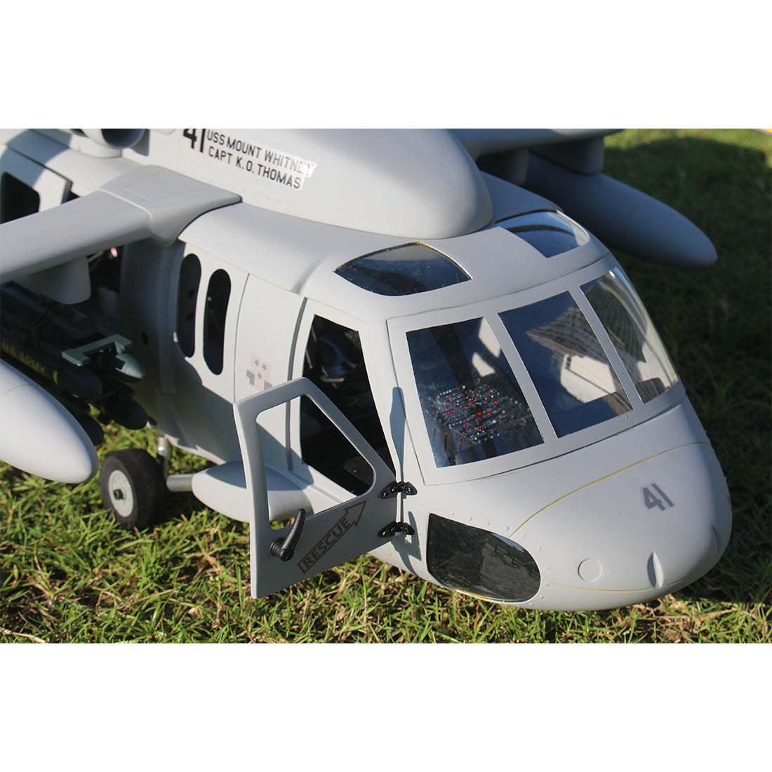 FLISHRC FL500 SH-60 500-Class Scale RC Helicopter RTF with GPS & L7 Flight Controller Grey-helloworld7