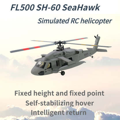 FLISHRC FL500 SH-60 500-Class Scale RC Helicopter RTF with GPS & L7 Flight Controller Grey-helloworld7