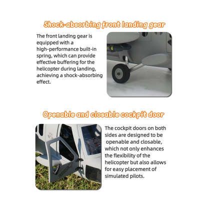 FLISHRC FL500 SH-60 500-Class Scale RC Helicopter RTF with GPS & L7 Flight Controller Grey-helloworld7