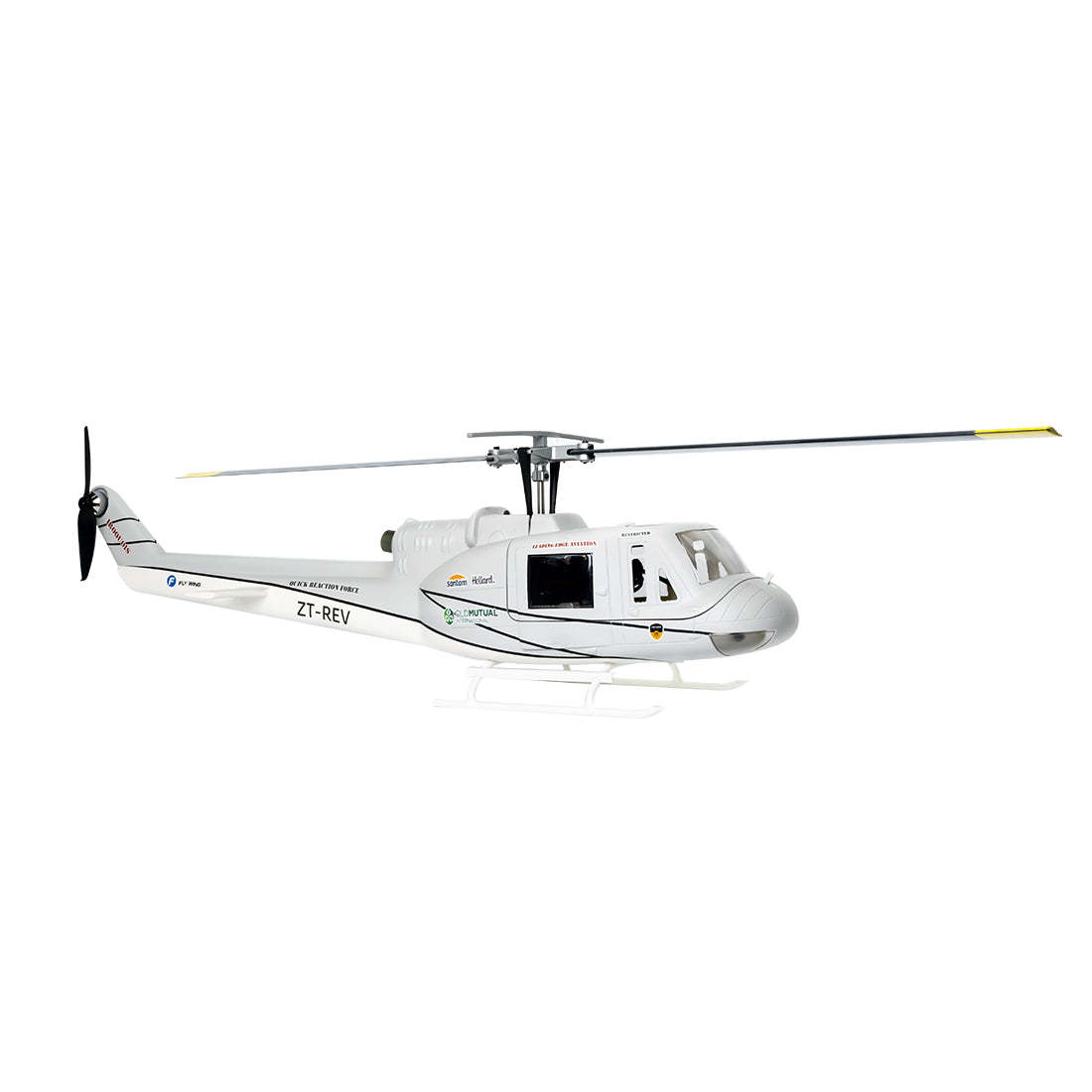 HelloWorld7-FlyWing Bell UH-1 Huey V4 GPS RTF helicopter Anyone Can Fly it