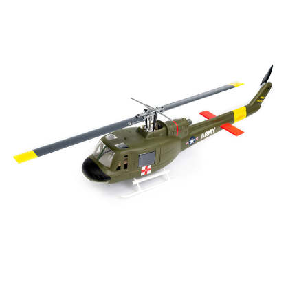 HelloWorld7-FlyWing Bell UH-1 Huey V4 GPS RTF helicopter Anyone Can Fly it
