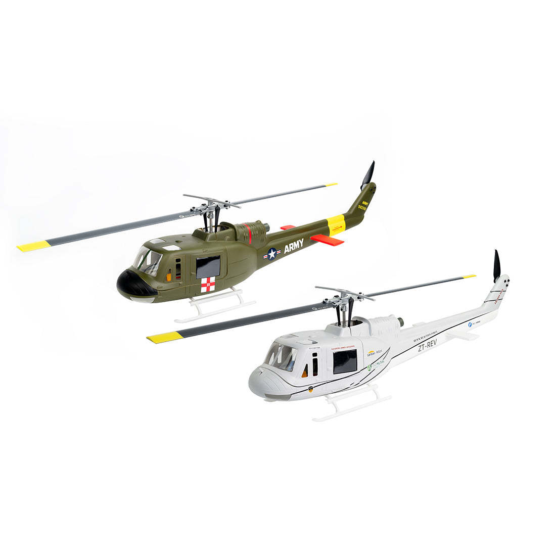HelloWorld7-FlyWing Bell UH-1 Huey V4 GPS RTF helicopter Anyone Can Fly it