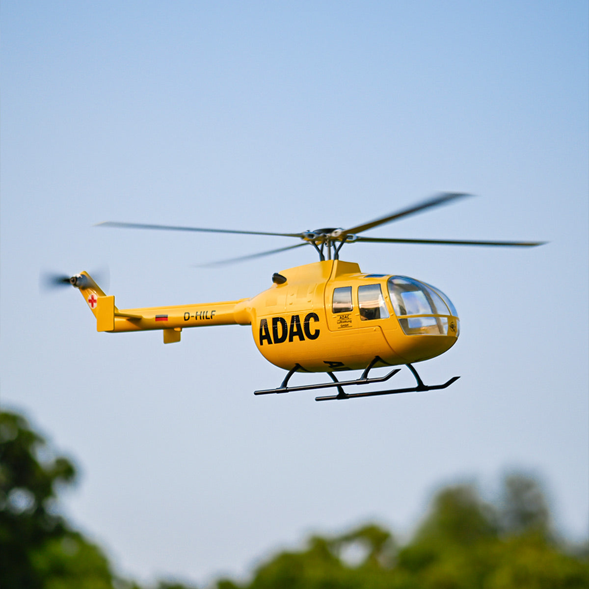 FLYWING BO105 470 Size Scale GPS RC Helicopter RTF H1 Flight Controller Brushless Motor-helloworld7