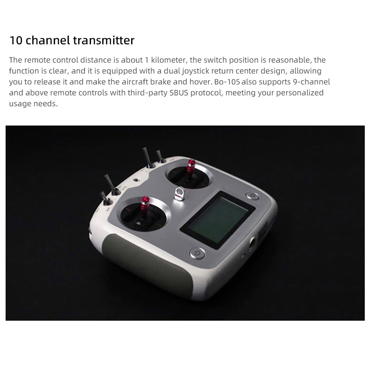 FLYWING BO105 470 Size Scale GPS RC Helicopter RTF H1 Flight Controller Brushless Motor-helloworld7