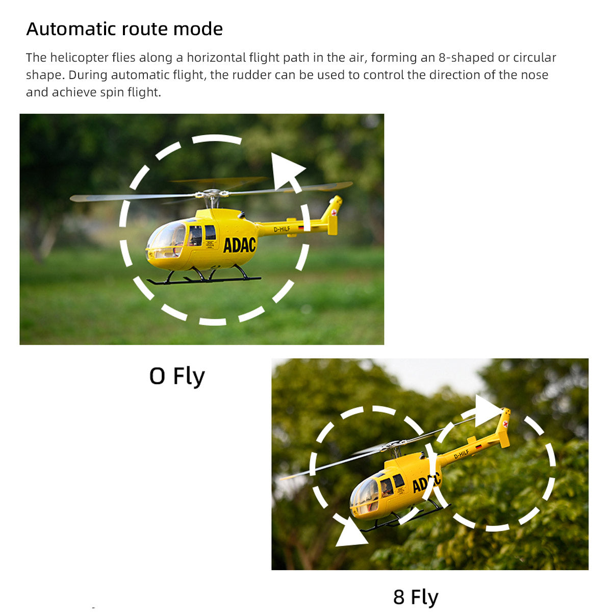 FLYWING BO105 470 Size Scale GPS RC Helicopter RTF H1 Flight Controller Brushless Motor-helloworld7