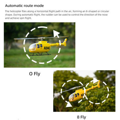 FLYWING BO105 470 Size Scale GPS RC Helicopter RTF H1 Flight Controller Brushless Motor-helloworld7