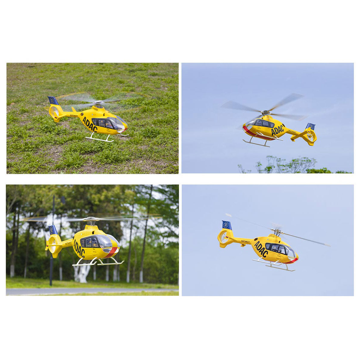 HelloWorld7-FLYWING EC135 470 Class RC Helicopter ADAC 6CH 2.4G with H1 Flight Controller & GPS