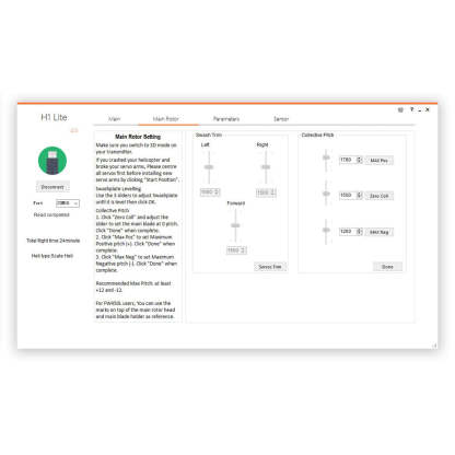 HelloWorld7-FLYWING EC135 470 Class RC Helicopter ADAC 6CH 2.4G with H1 Flight Controller & GPS