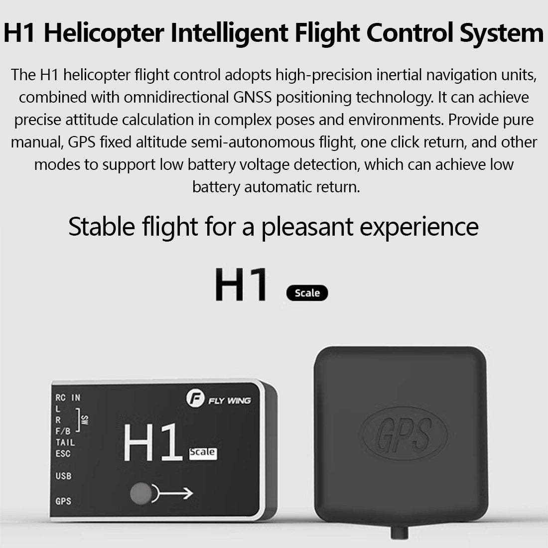 HelloWorld7-FLYWING Bell-206-V2 470-Class RC Helicopter Model 2.4G RC 6CH Electric Airplane