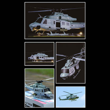GOOSKY E2 UH-1Y Venom 1/35 Scale 6CH Dual Brushless RC Helicopter RTF GTS System-helloworld7