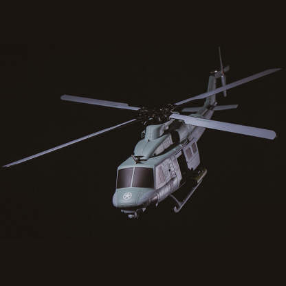 GOOSKY E2 UH-1Y Venom 1/35 Scale 6CH Dual Brushless RC Helicopter RTF GTS System-helloworld7