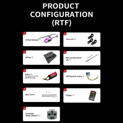 HelloWorld7-GOOSKY New Legend S2 MAX 2.4G 6CH 3D Stunt RC Helicopter Model RTF for Beginner