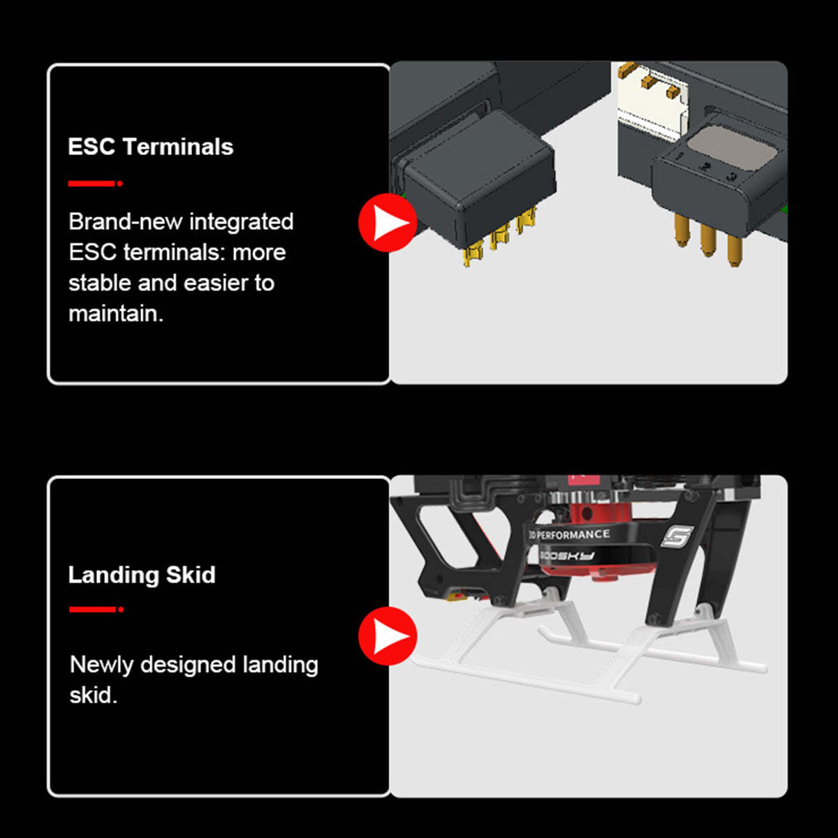 HelloWorld7-GOOSKY New Legend S2 MAX 2.4G 6CH 3D Stunt RC Helicopter Model RTF for Beginner