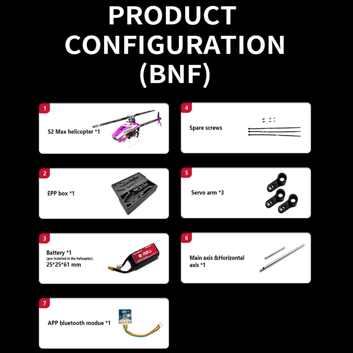 HelloWorld7-GOOSKY New Legend S2 MAX 2.4G 6CH 3D Stunt RC Helicopter Model RTF for Beginner