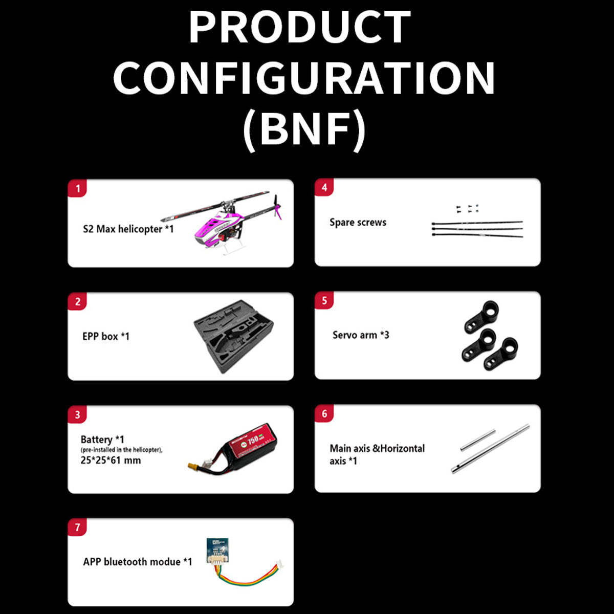 HelloWorld7-GOOSKY New Legend S2 MAX 2.4G 6CH 3D Stunt RC Helicopter Model RTF for Beginner