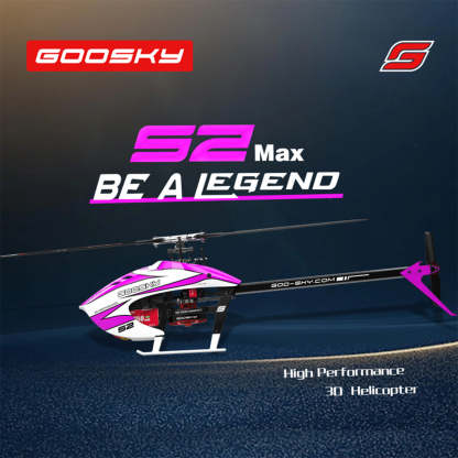 HelloWorld7-GOOSKY New Legend S2 MAX 2.4G 6CH 3D Stunt RC Helicopter Model RTF for Beginner