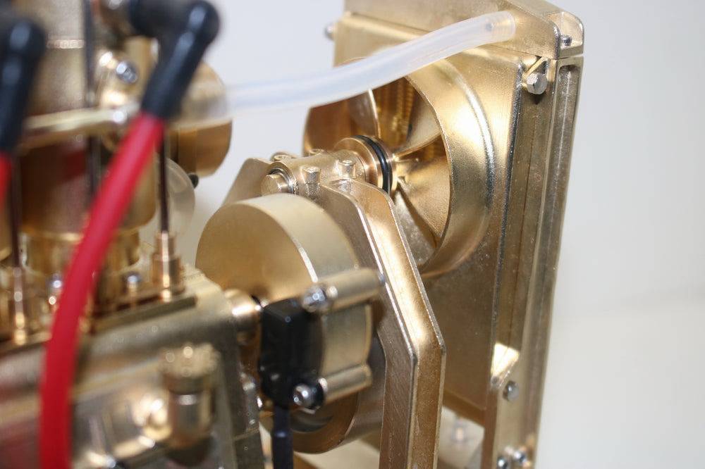 HelloWorld7-H74 5cc 4-Stroke 2-Cylinder Water Cooled Gasoline Internal Combustion Engine Model