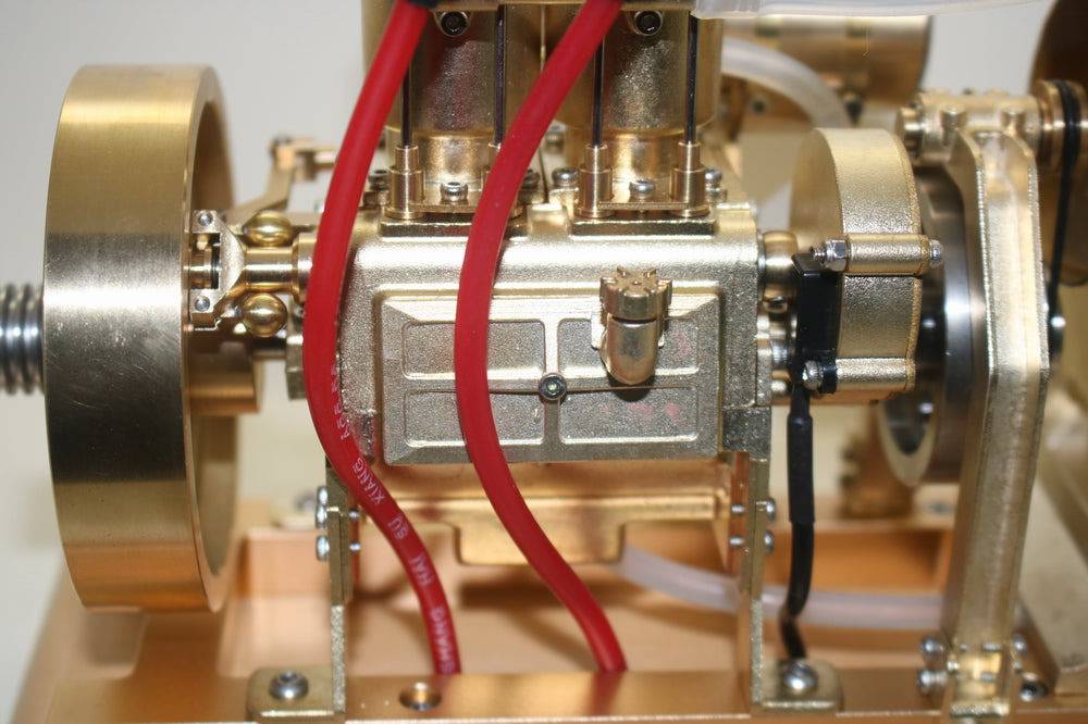 HelloWorld7-H74 5cc 4-Stroke 2-Cylinder Water Cooled Gasoline Internal Combustion Engine Model
