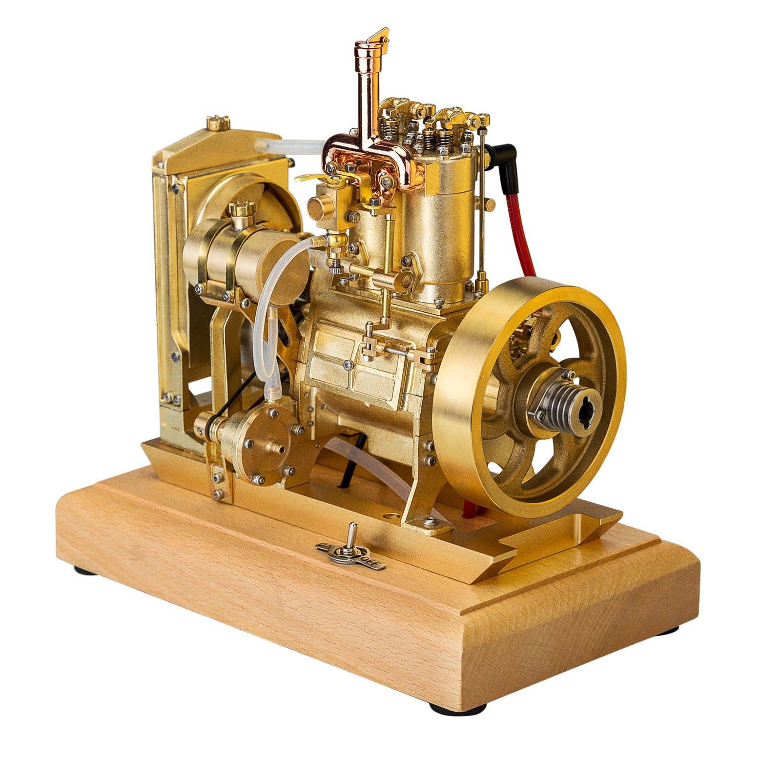 HelloWorld7-H74 5cc 4-Stroke 2-Cylinder Water Cooled Gasoline Internal Combustion Engine Model