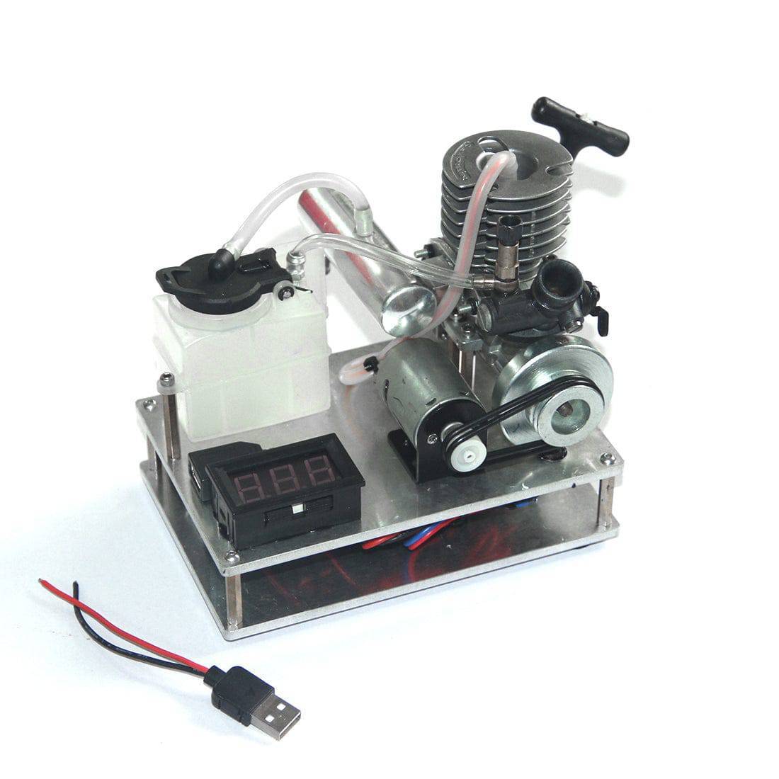 Hand Start 15-Level 2-Stroke Nitro Engine 12V Generator Model Kit-helloworld7