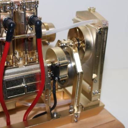 HelloWorld7-Holt H75 Tractor Engine Gas 12cc Four-cylinder OHV Engine Scale Model with Governor