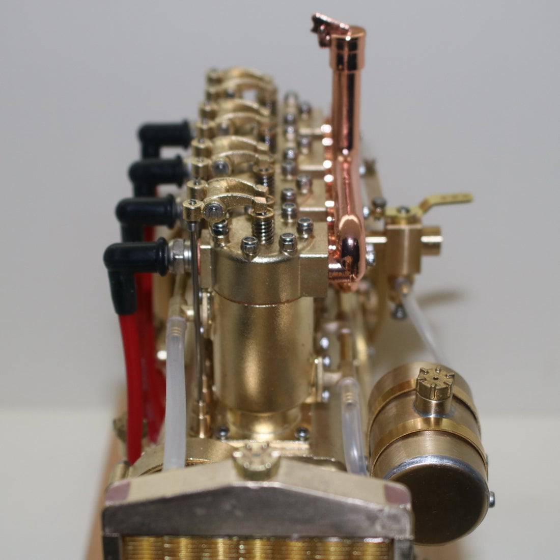 HelloWorld7-Holt H75 Tractor Engine Gas 12cc Four-cylinder OHV Engine Scale Model with Governor