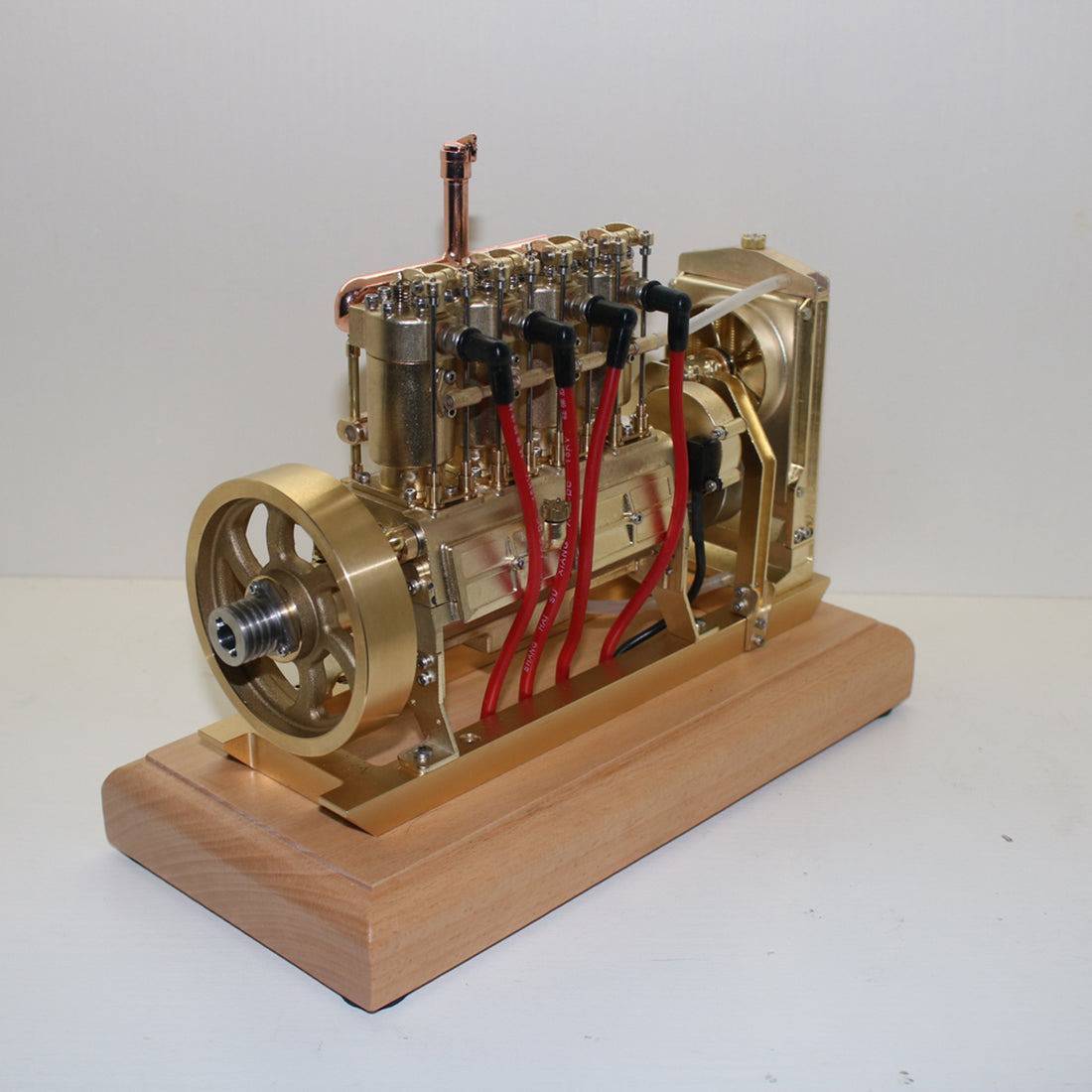 HelloWorld7-Holt H75 Tractor Engine Gas 12cc Four-cylinder OHV Engine Scale Model with Governor