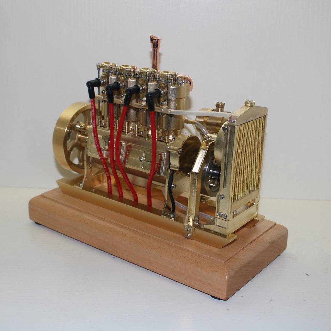 HelloWorld7-Holt H75 Tractor Engine Gas 12cc Four-cylinder OHV Engine Scale Model with Governor