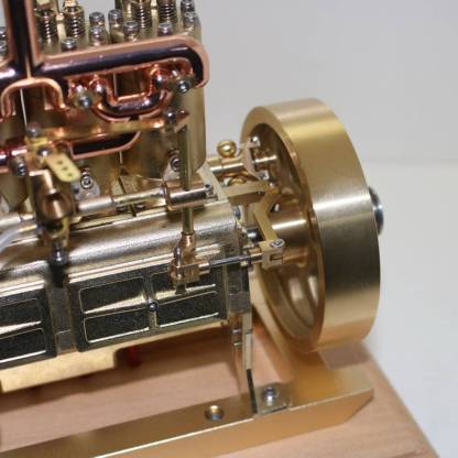 HelloWorld7-Holt H75 Tractor Engine Gas 12cc Four-cylinder OHV Engine Scale Model with Governor