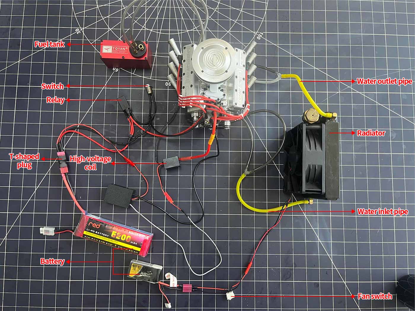 HelloWorld7-TOYAN V8 FS-V800WGPC Build Your Own V8 Engine Model Kits That Runs on Gas Full Sets