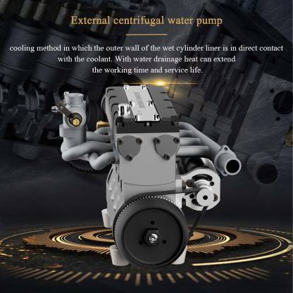 HelloWorld7-HOWIN L4-172 17.2cc SOHC Inline 4 Cylinder FOUR Stroke 15000 rpm Nitro RC Engine