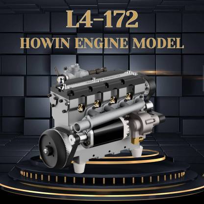 HelloWorld7-HOWIN L4-172 17.2cc SOHC Inline 4 Cylinder FOUR Stroke 15000 rpm Nitro RC Engine