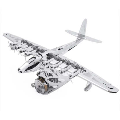 HelloWorld7-Hughes H-4 3D Metal Mechanical Plane Assembly Model Building Kit for Aviation Lovers