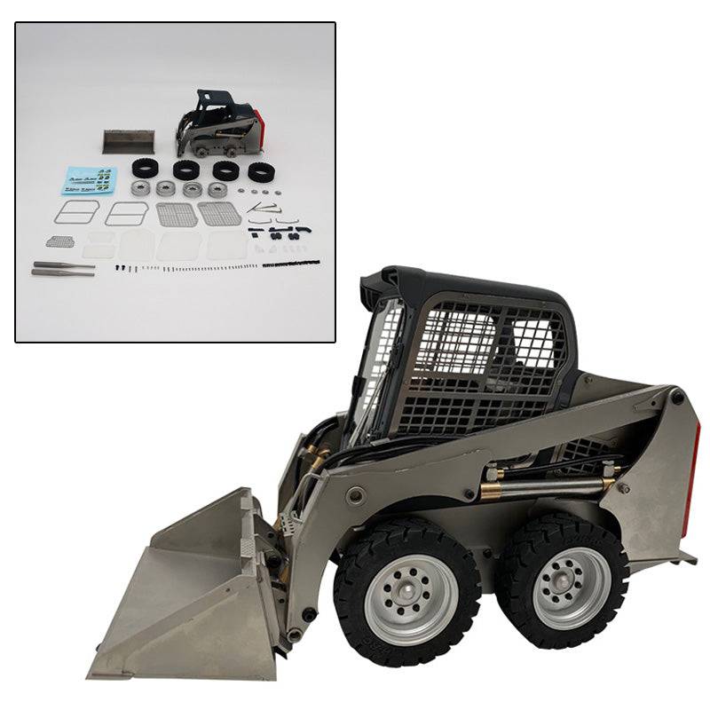 JDMODEL JDM-160 RC Hydraulic Skid Steer Loader Kit 1/14 Scale Full Metal Construction Machinery Model for DIY Assembly-helloworld7