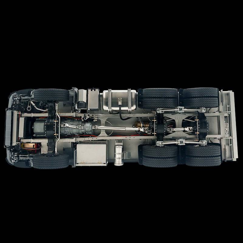 JDMODEL JDM-175 1/14 Scale 6x6 RC Dump Truck RTR Heavy Duty All Metal Hydraulic Hauler Construction Vehicle-helloworld7