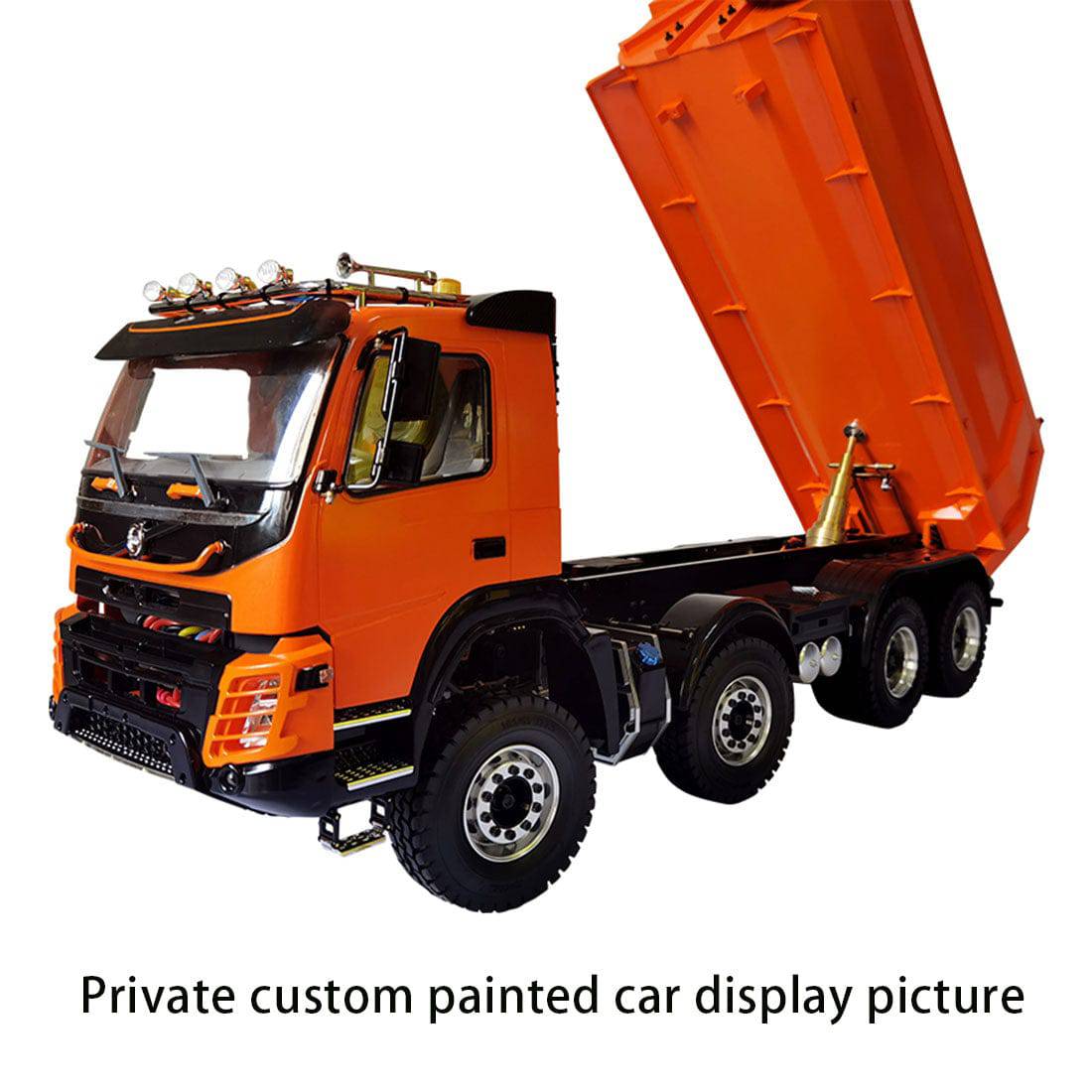JDMODEL JDM-65RC 1/14 Scale 8x8 Heavy Hydraulic Dump Truck RC Construction Model with Planetary Gearbox-helloworld7