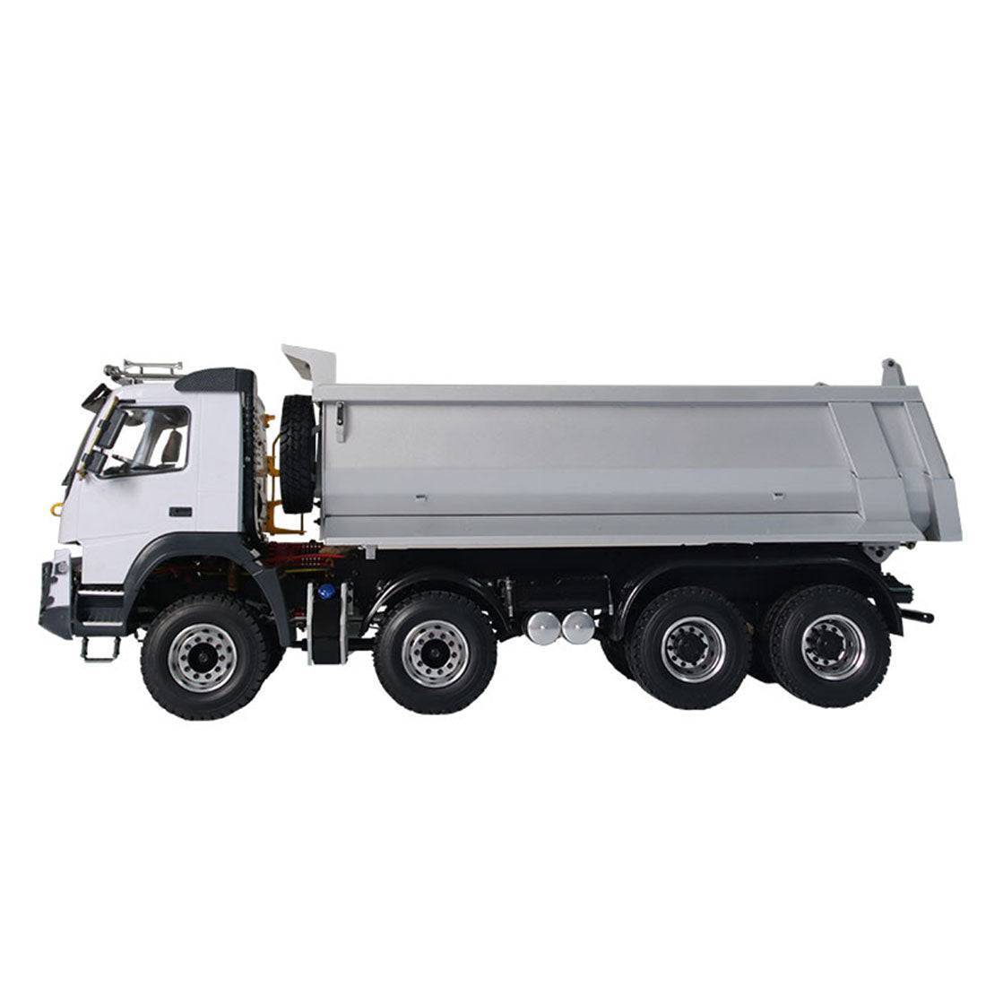 JDMODEL JDM-65RC 1/14 Scale 8x8 Heavy Hydraulic Dump Truck RC Construction Model with Planetary Gearbox-helloworld7