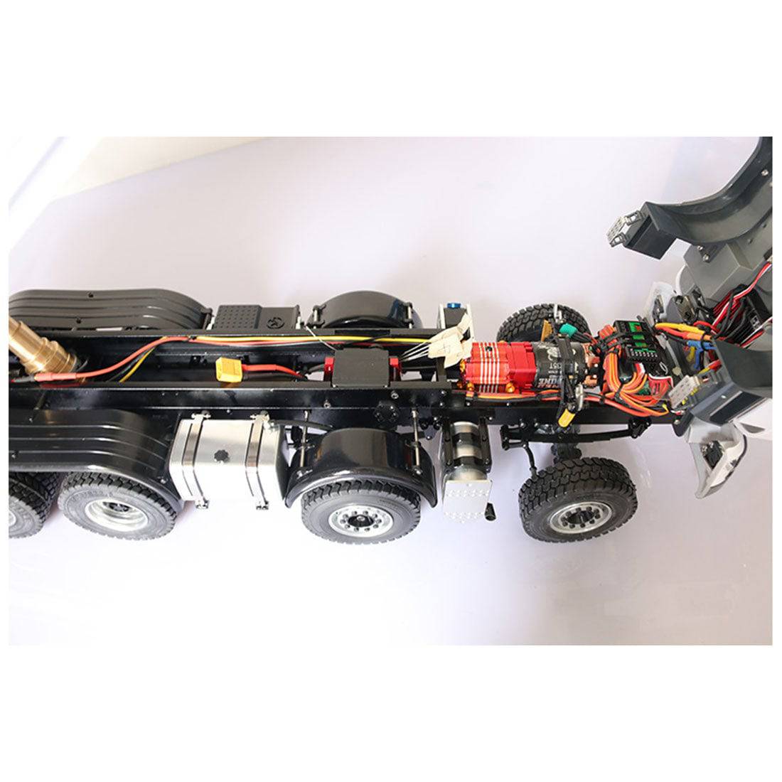 JDMODEL JDM-65RC 1/14 Scale 8x8 Heavy Hydraulic Dump Truck RC Construction Model with Planetary Gearbox-helloworld7