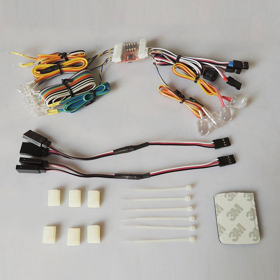 JDMODEL JDM-93 RC Loader Lighting System Custom Fit LED Light Kit for Hydraulic Forklift Model-helloworld7