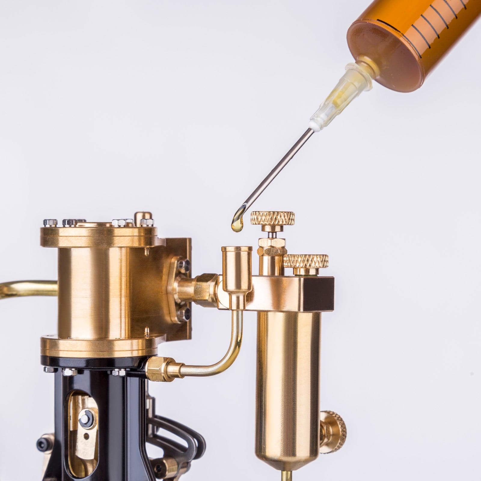 KACIO LS1-14 Single Cylinder Reciprocating Steam Engine Model for 60cm Marine Boats-helloworld7